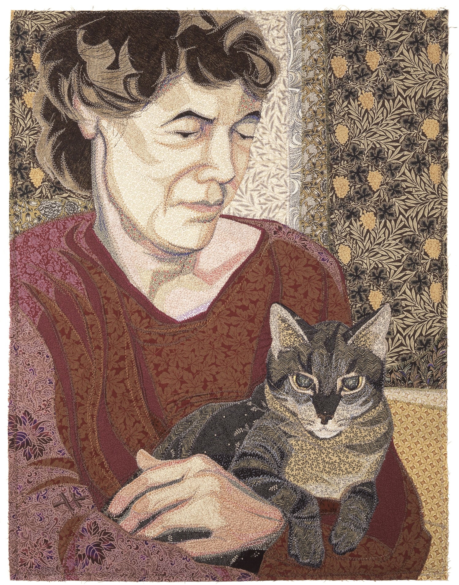 Woman and Cat - Deidre Scherer